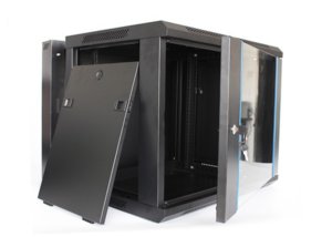 12u double section wall mount network cabinet